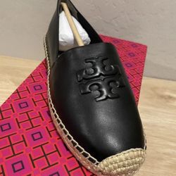 Brand New Tory Burch Leather Espadrille 