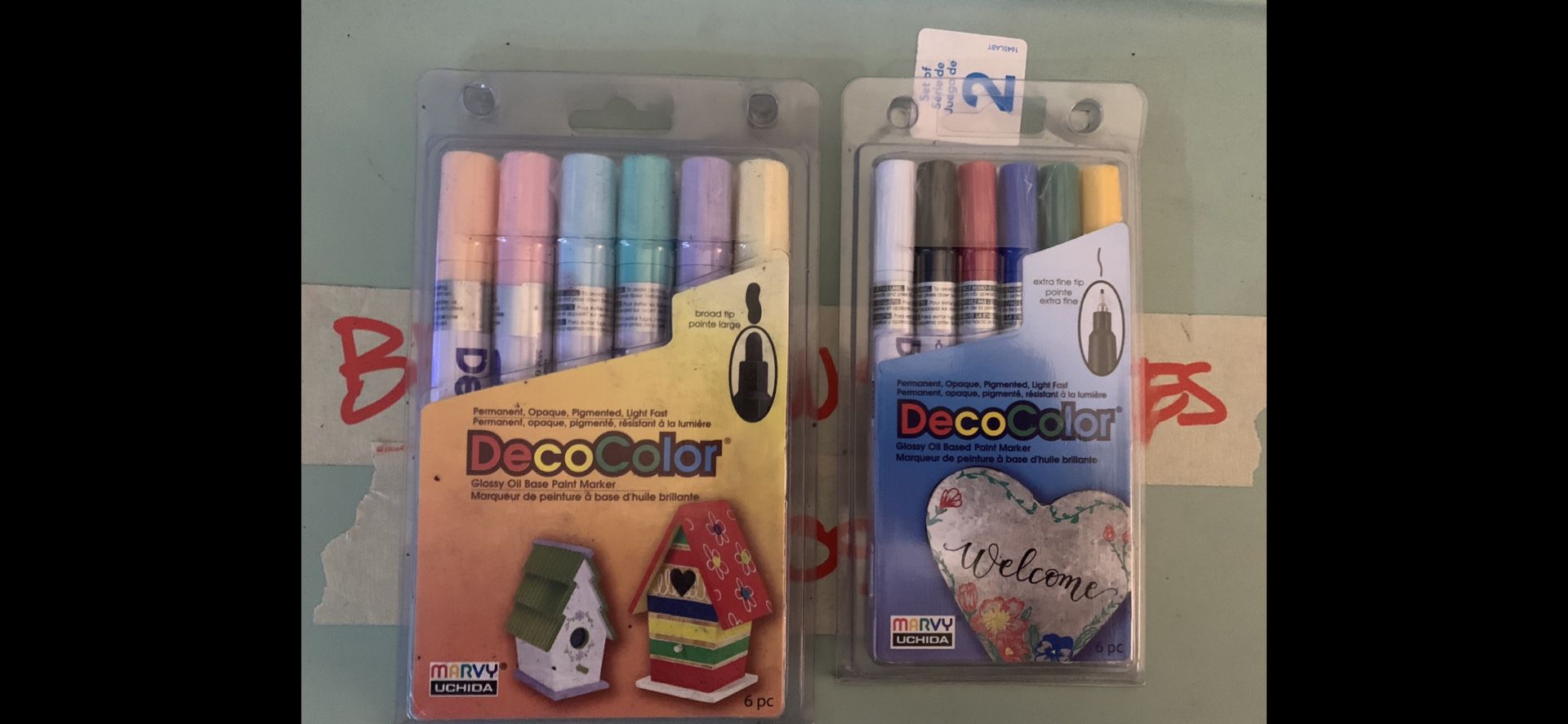 Brand New Oil Based Marvy Uchida DecoColor Markers 