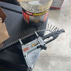 Drywall nailer Attachment And nails $75 OBO
