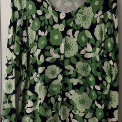 Sweater GREEN FLORAL