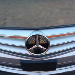 2011-2014 Mercedes C 250/300 Complete Front Bumper With Grill And Emblem And Fog Lights With Accessories OEM. 