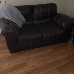Leather Couch Set