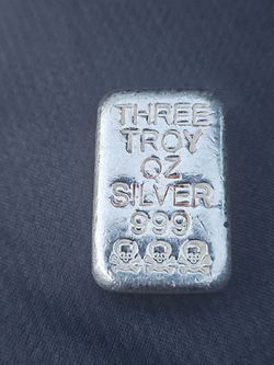 poured silver