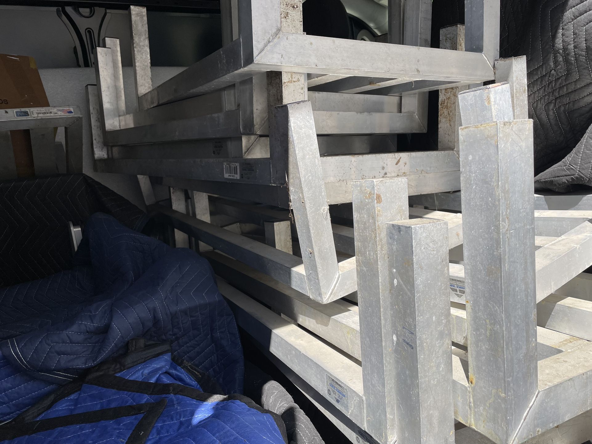 Aluminum Dunnage Racks - Over A Dozen - All For $120