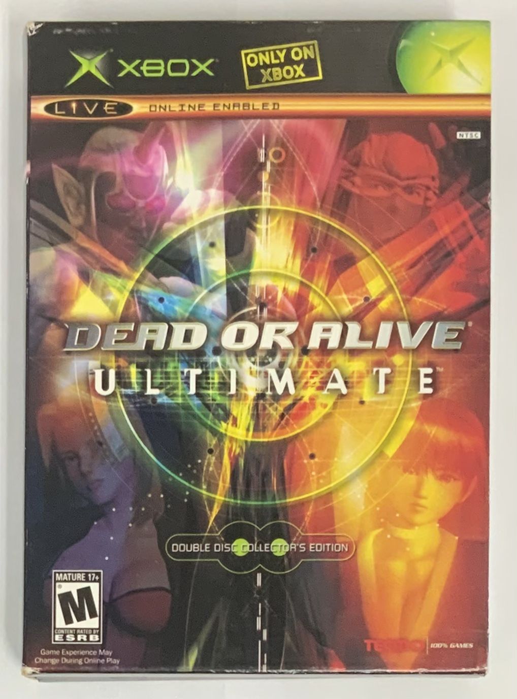 Dead Or Alive Ultimate Double Disc Collectors Edition Xbox Original Tecmo