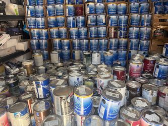 Quality Paint in grey, off white, beige, blue. $10 per gallon