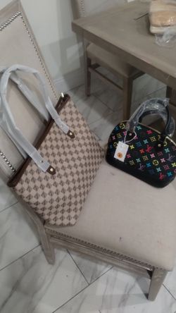 Cup, slippers, purses
