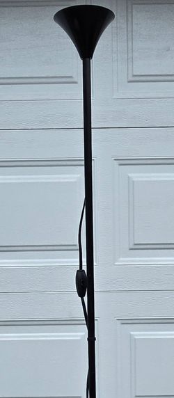 Black Torchiere Floor Lamp