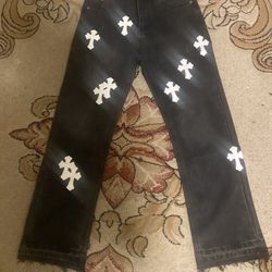 black chrome hurt jeans size 30
