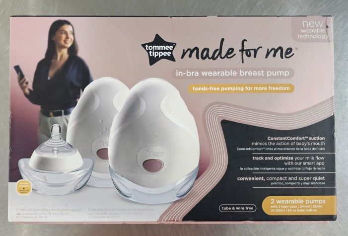 New Tommee Tippee In Bra Wearable Breast Pump