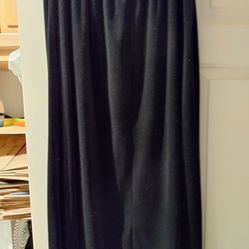 Women's Black Velvety Aline Skirt Size 22/24