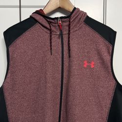 *LIKE NEW* | Under Armour | Red & Black Vest | CLEAN