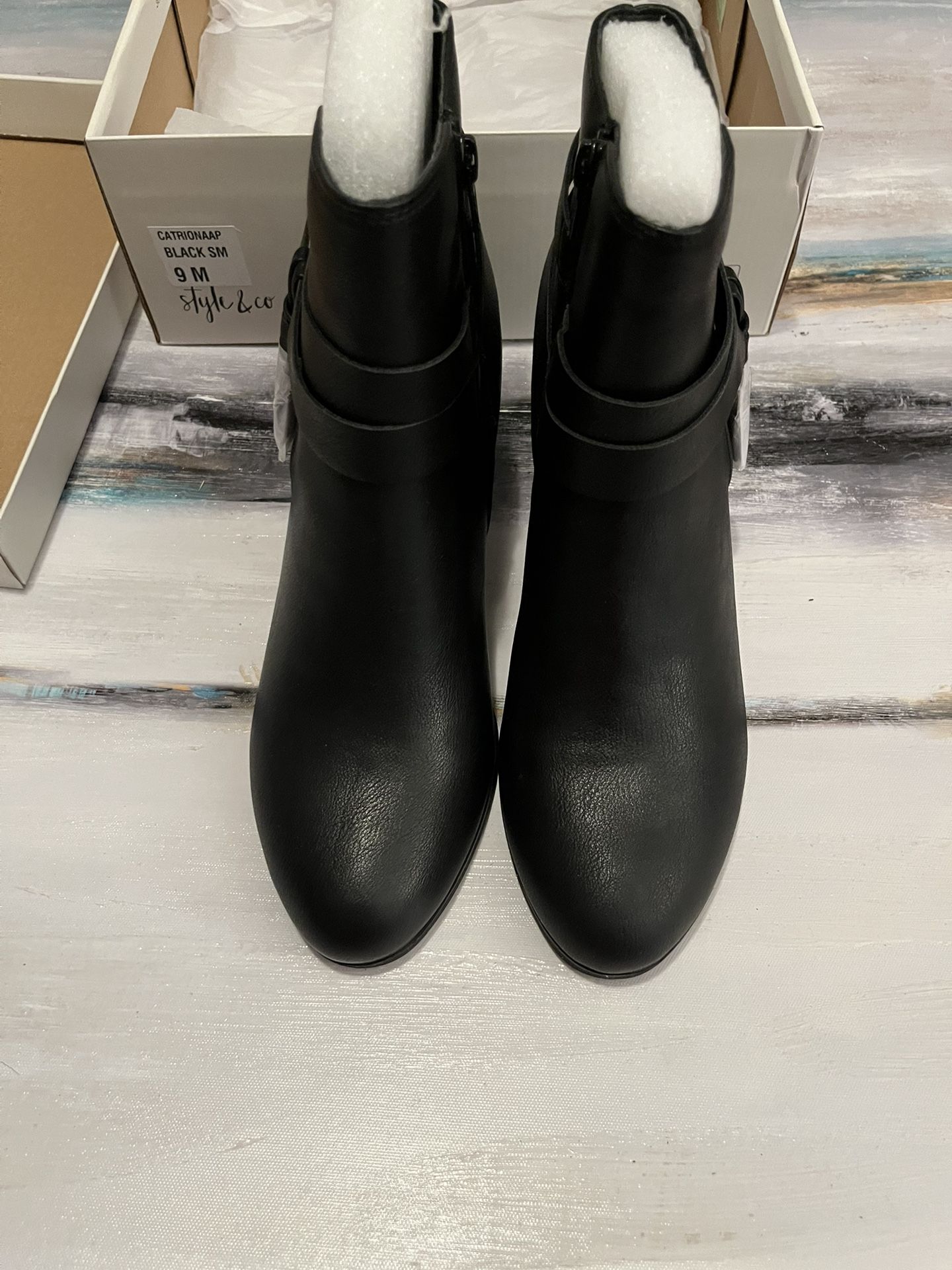 Black booties