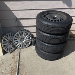WV Gold Rim and Tires or Trade for?