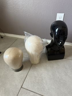 Canvas Mannequin Block Head 23"  22’’ for Wig Making