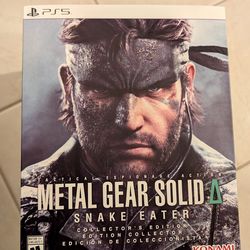 Metal gear solid delta snake eater collectors edition