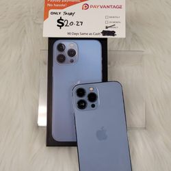 Apple IPhone 13 Pro Max 128gb  Unlocked. Pay  In Payments With No Credit Check, Lowest Wholesale Prices. 3 months Warrant