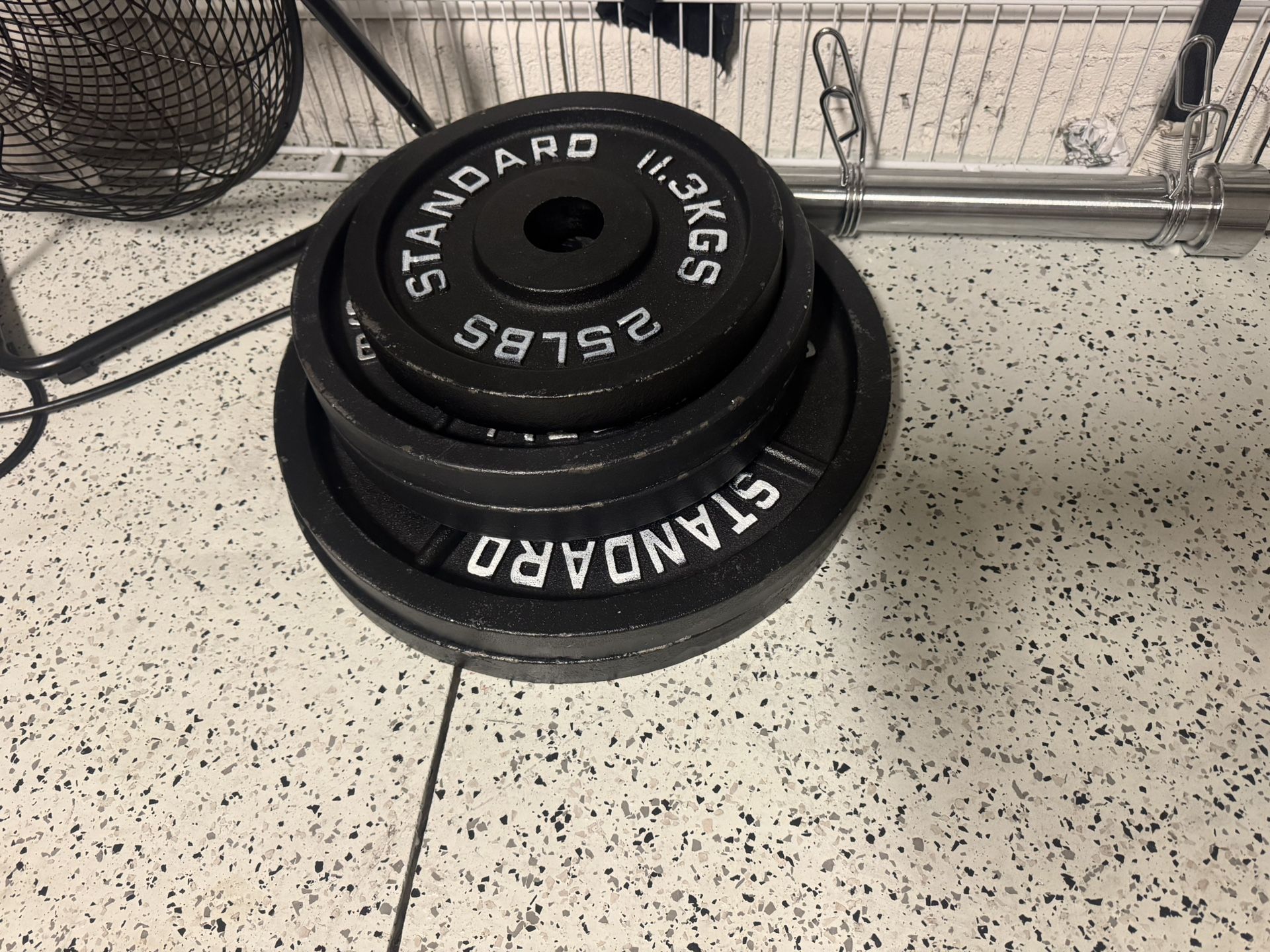 Weight Set Bar And Weights