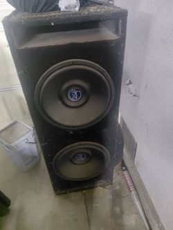 15 inch sub speakers in custom box
