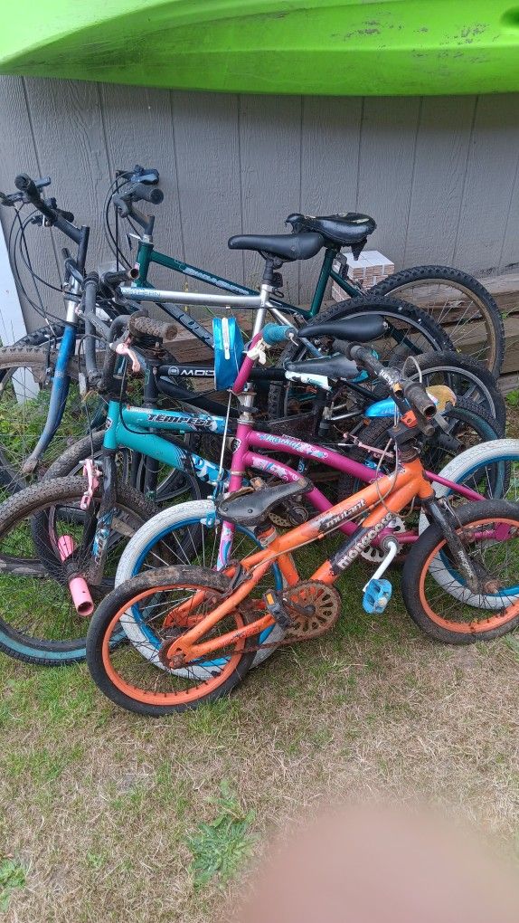 Bikes 26" 20" 16" All Together Pick Up
