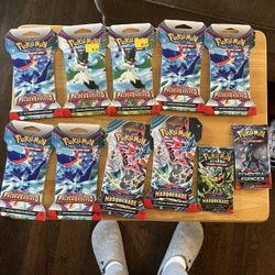 Pokemon Scarlet & Violet Paldea Evolved and Twilight Masquerade Sleeved Booster Packs