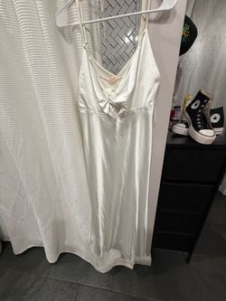 White and cream dress