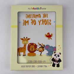 Baby Memory Book. Keepsake Journal, Scrapbook, Photo Album