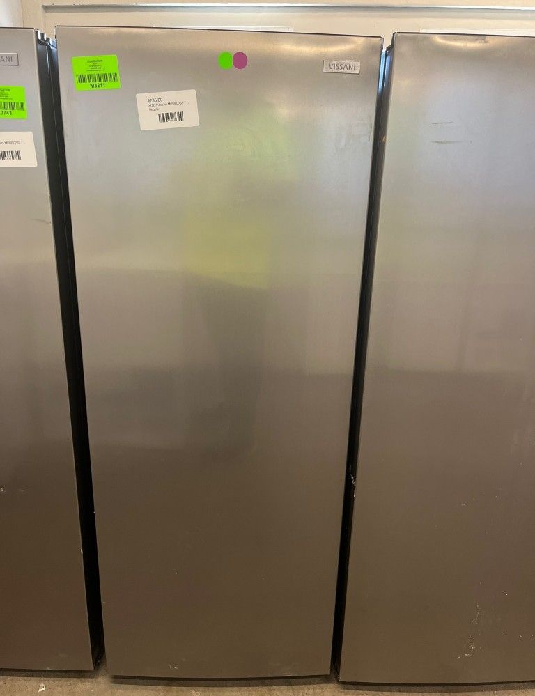 Vissani MDUFC7SS 7 cu. ft. Convertible Upright Freezer Refrigerator NE4