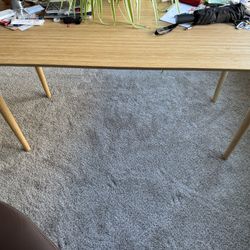 Bamboo Work Table - Legs Can Be Removed For Transport
