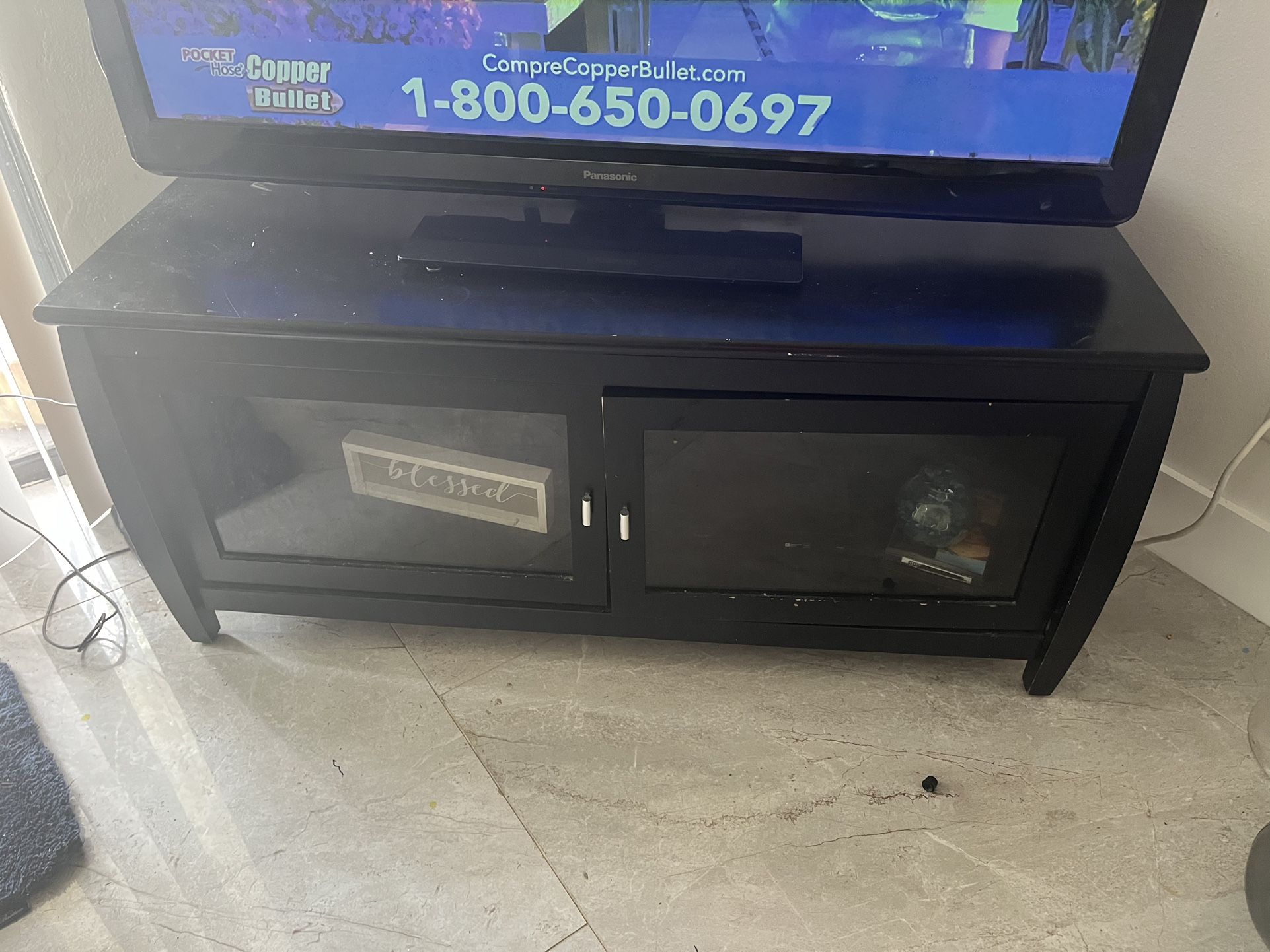 Black Tv Stand $50