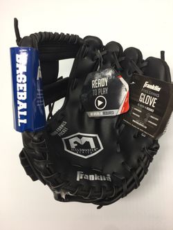 Franklin Baseball Fielding Glove 11" Black Field Master BRAND NEW RHT #A