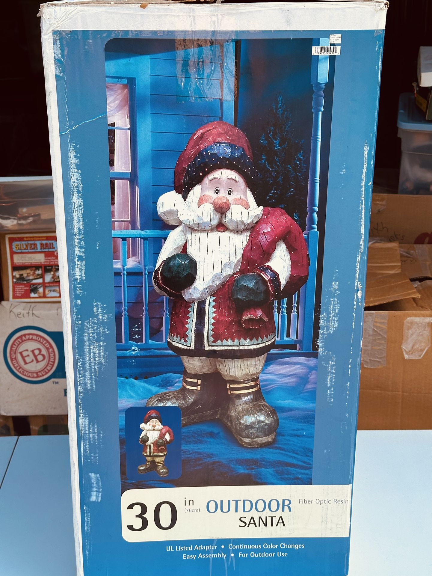 Outdoor Santa Decoration