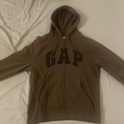 Gap zip up sweater men’s size medium (brown)