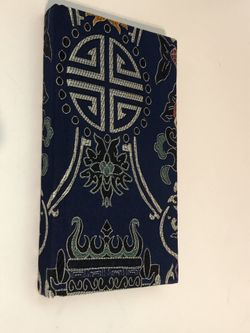 Fabric stitched Notebook