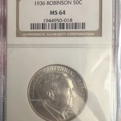 MS-64 Robinson Half dollar