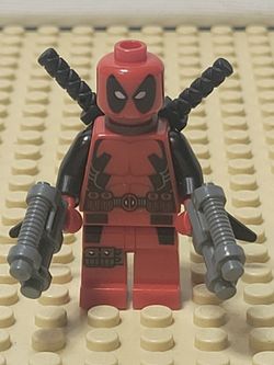 Lego DeadPool 6866 Minifigure Excellent Condition