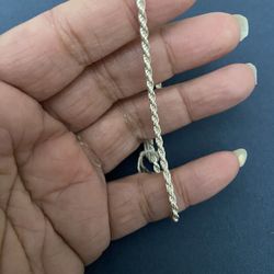 Real 925 Sterling Silver Bracelet $43’ $40’ $37