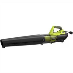 RYOBI 135 MPH 440 CFM 8 Amp Corded Electric Jet Fan Leaf Blower=Ryb-810