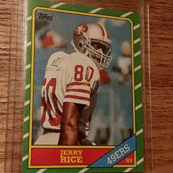 Jerry Rice Rookie Card