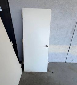 Heavy-Duty Solid Wood Fire Rated Door - White (34" x 84")