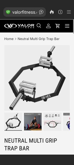 Valor Fitness Hex Trap Bar - Multi grip