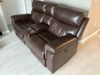 Sofa With Power Recliners 