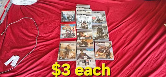 Sony PlayStation 3 ps3 games $3 each