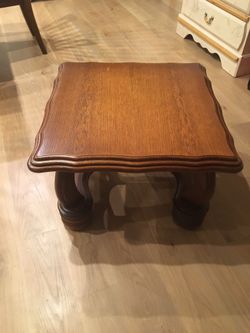 Real wood coffee table