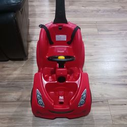 Kids push car