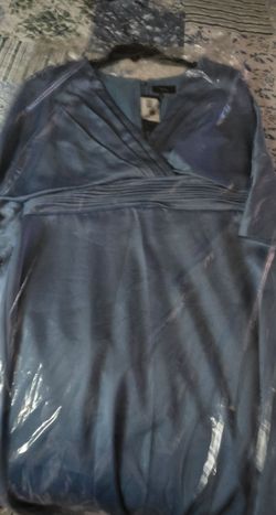 Stunning Theia Couture Satin Kimono Dress   Retail $595