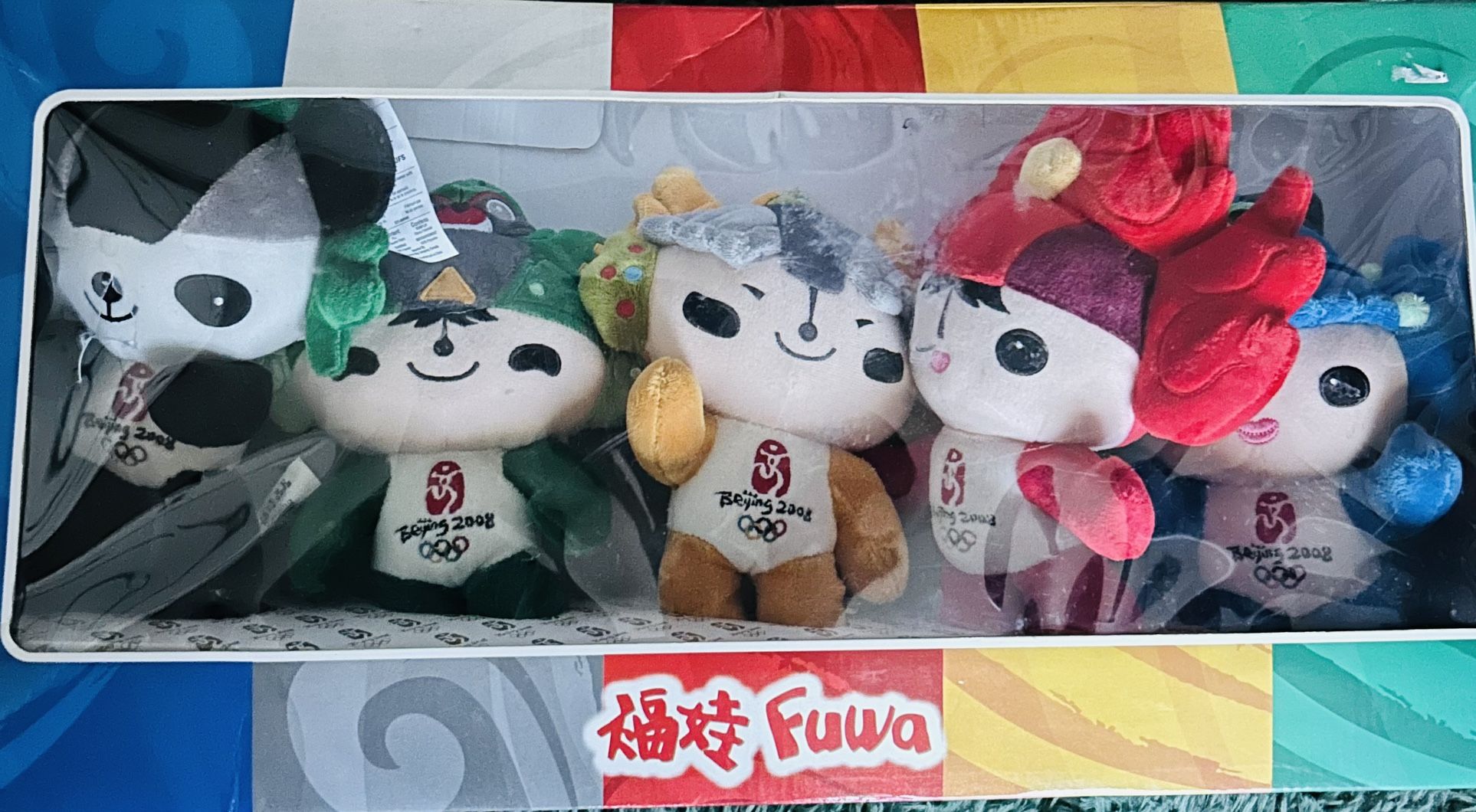 2008 Olympic Plush Toy Set From Summer In Bejing