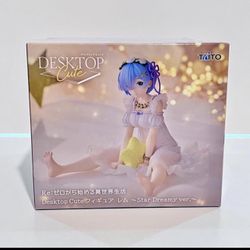 Taito Desktop Cute Re:Zero Rem Star Dreamy Ver. Figured 