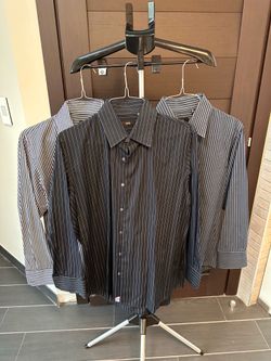 Hugo Boss Men’s Dress Shirts (3) Regular Fit 16 32/33 - $35Ea.