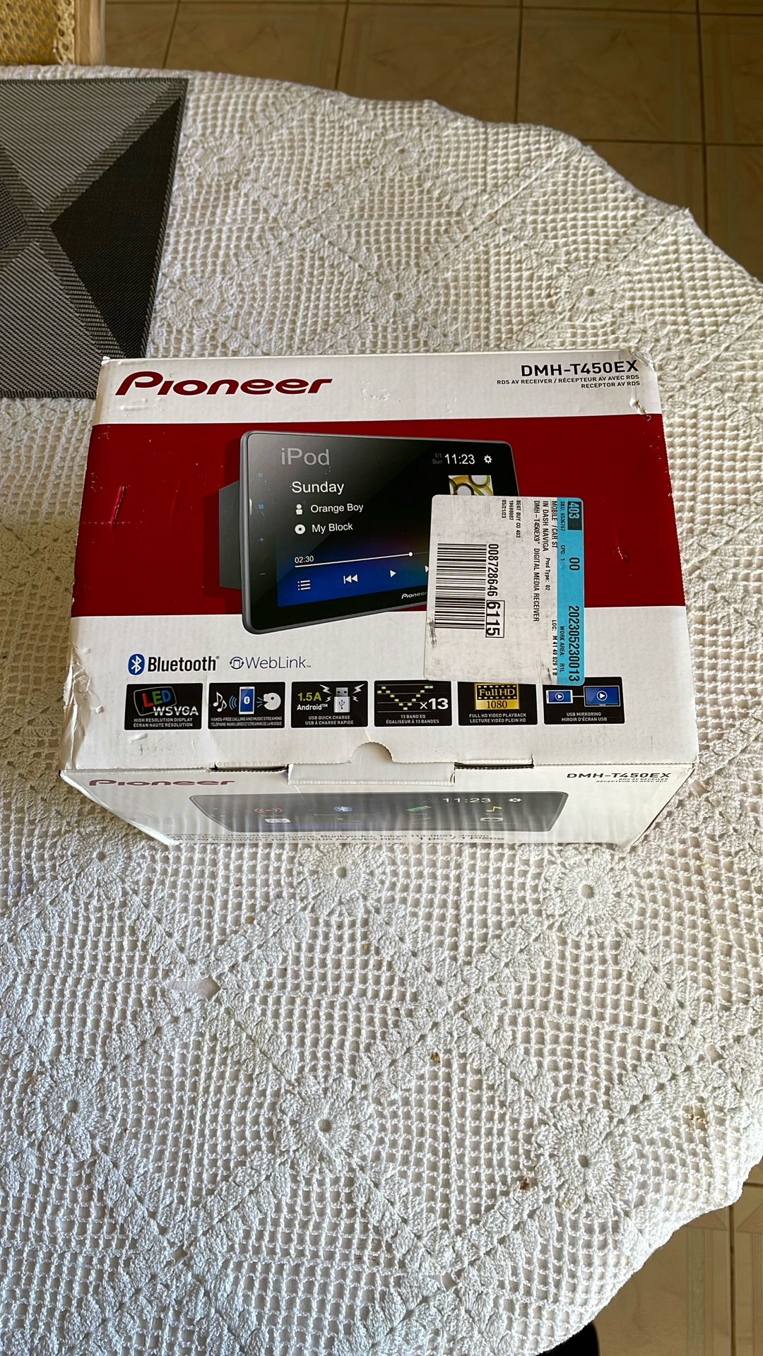 Floating Screen Pioneer Stereo Double Din